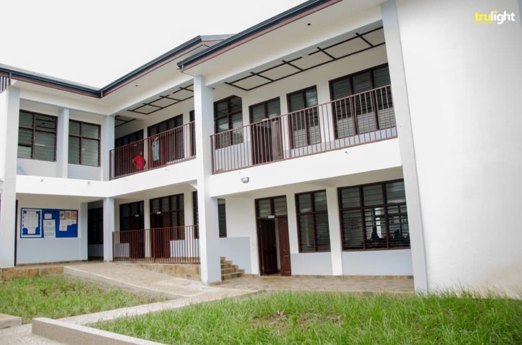 The Ridge School campus building